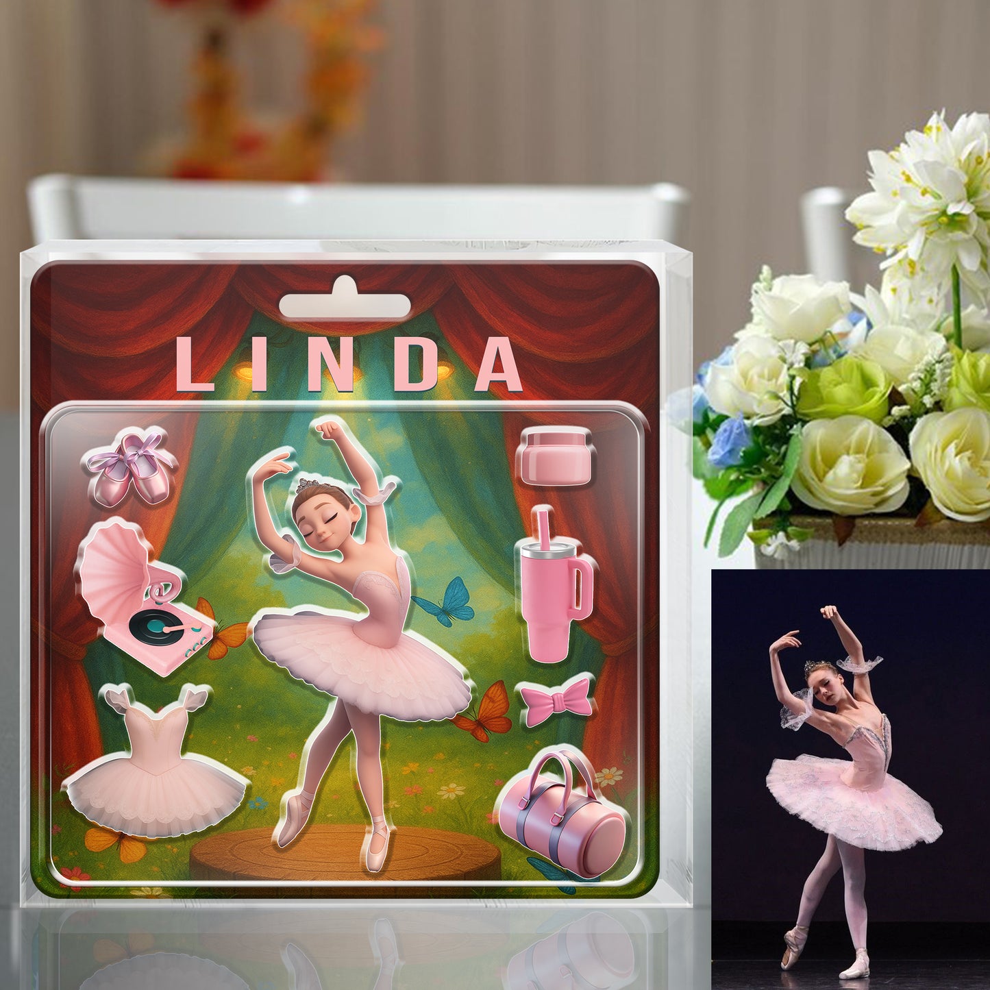 Personalized Ballet Acrylic Plaque, Custom Photo Gift, Gift for Her