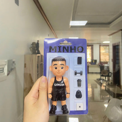 Personalized Figurine for Boyfriend and Husband, Handmade Toy Figure from Your Photo, 3D Collectible Toy Box Art Figurine, with Customizable Theme & Accessories