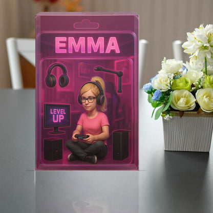 Custom Gamer Action Figure Portrait – For Streamers, Gamers, Game Couples & Fans