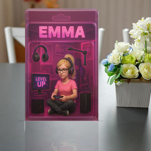 Custom Gamer Action Figure Portrait – For Streamers, Gamers, Game Couples & Fans