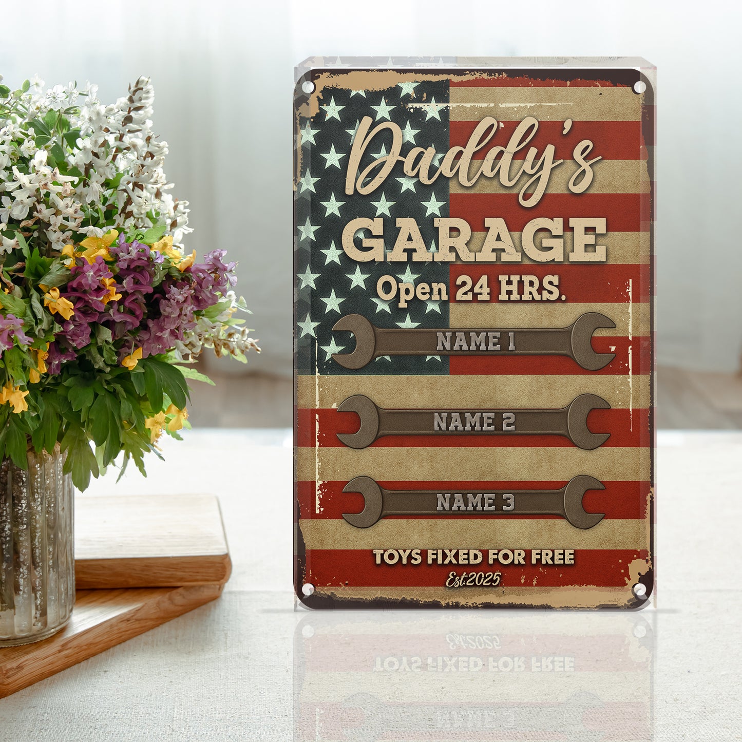 Personalized Garage Sign Acrylic Plaque